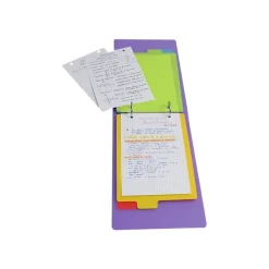 Viquel Happy Fluo - Intercalaire 4 positions - pour fiches Bristol 14,5 x 22,5 cm