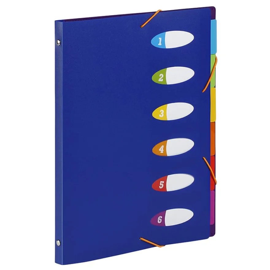Viquel Happy Fluo - Trieur 6 positions avec bloc papier