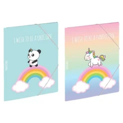 Viquel Pandicorn - Chemise à 3 rabats - A4 - disponible en différents coloris