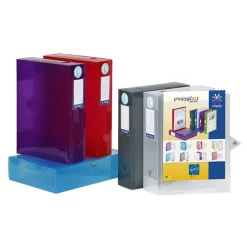 Viquel Propyglass - Boîte de classement personnalisable - dos 80 mm - disponible dans différentes couleurs