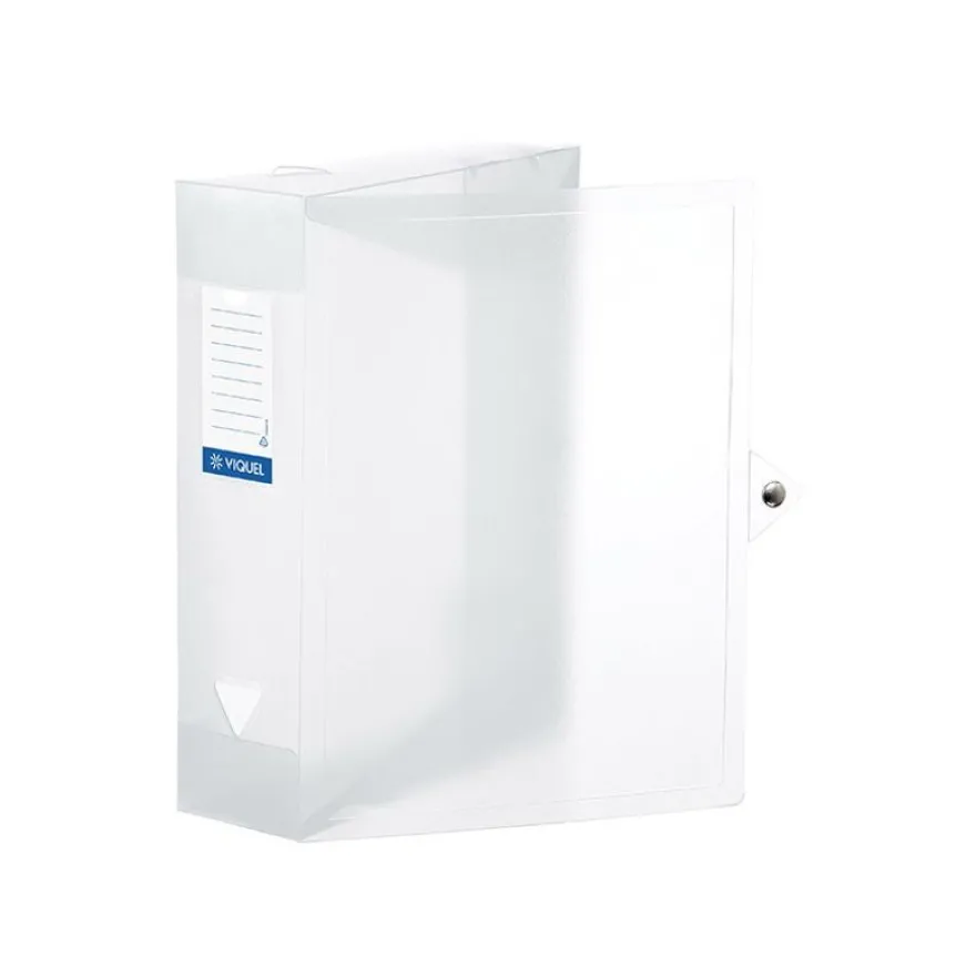 Viquel Propyglass - Boîte de classement plastique - dos 80 mm - incolore