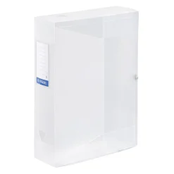 Viquel Propyglass - Boîte de classement plastique - dos 80 mm - incolore