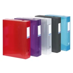 Viquel Propyglass - Boîte de classement plastique - dos 80 mm - disponible dans différentes couleurs