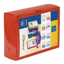 Viquel Propyglass - Boîte de classement personnalisable - dos 100 mm - disponible dans différentes couleurs