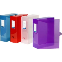 Viquel Propyglass - Boîte de classement plastique - dos 100 mm - disponible dans différentes couleurs