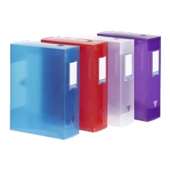 Viquel Propyglass - Boîte de classement plastique - dos 100 mm - disponible dans différentes couleurs