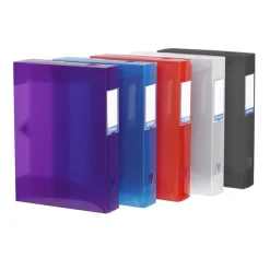Viquel Propyglass - Boîte de classement plastique - dos 60 mm - disponible dans différentes couleurs