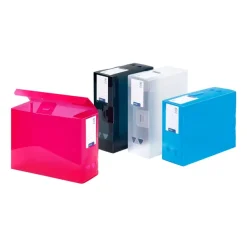 Viquel Propyglass - Boîte de classement plastique - dos 120 mm - disponible dans différentes couleurs