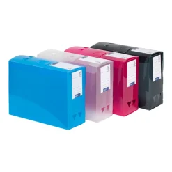 Viquel Propyglass - Boîte de classement plastique - dos 120 mm - disponible dans différentes couleurs