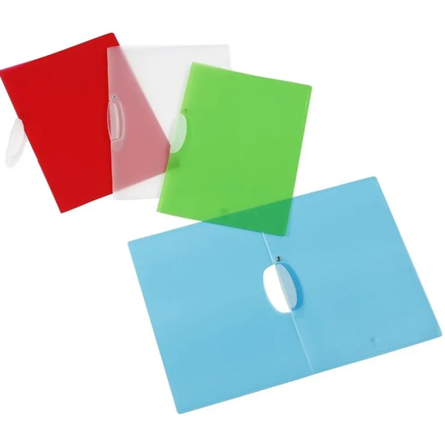 Viquel Propyglass - Chemise polypro à clip - A4 - disponible dans différentes couleurs