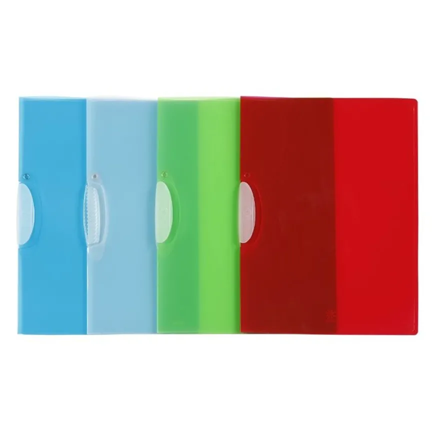 Viquel Propyglass - Chemise polypro à clip - A4 - disponible dans différentes couleurs