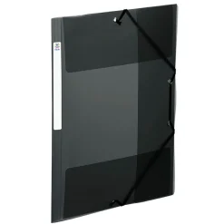 Viquel Propyglass - Chemise à 3 rabats - A4 - noir