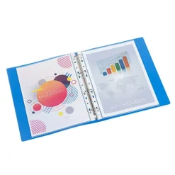 Viquel Propyglass - Classeur à anneaux - Dos 35 mm - A4 - disponible dans différentes couleurs