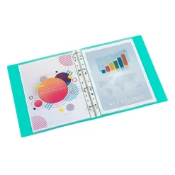 Viquel Propyglass - Classeur à anneaux - Dos 35 mm - A4 - disponible dans différentes couleurs