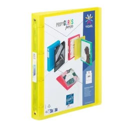 Viquel Propyglass - Classeur à anneaux personnalisable - Dos 35 mm - A4 - disponible dans différentes couleurs
