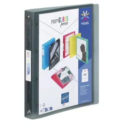 Viquel Propyglass - Classeur à anneaux personnalisable - Dos 35 mm - A4 - disponible dans différentes couleurs