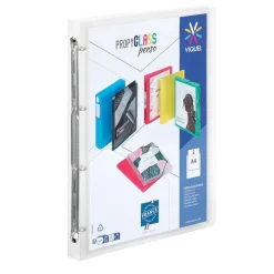 Viquel Propyglass - Classeur à anneaux personnalisable - Dos 25 mm - A4 - disponible dans différentes couleurs