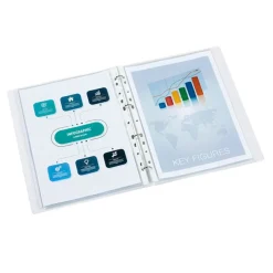 Viquel Propyglass - Classeur à anneaux personnalisable - Dos 25 mm - A4 - disponible dans différentes couleurs