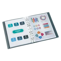 Viquel Propyglass - Classeur à anneaux personnalisable - Dos 25 mm - A4 - disponible dans différentes couleurs