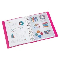 Viquel Propyglass - Classeur à anneaux personnalisable - Dos 25 mm - A4 - disponible dans différentes couleurs