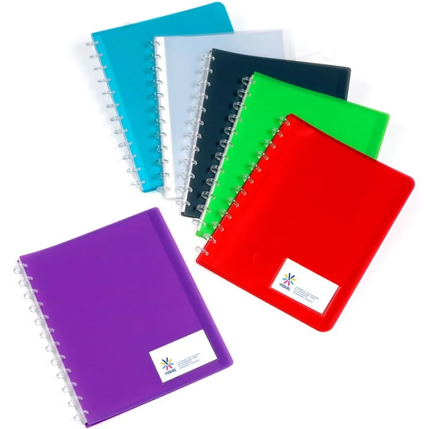 Viquel Propyglass Geode - Porte vues personnalisable à pochettes repositionnables - 60 vues - A4 - disponible dans différentes couleurs