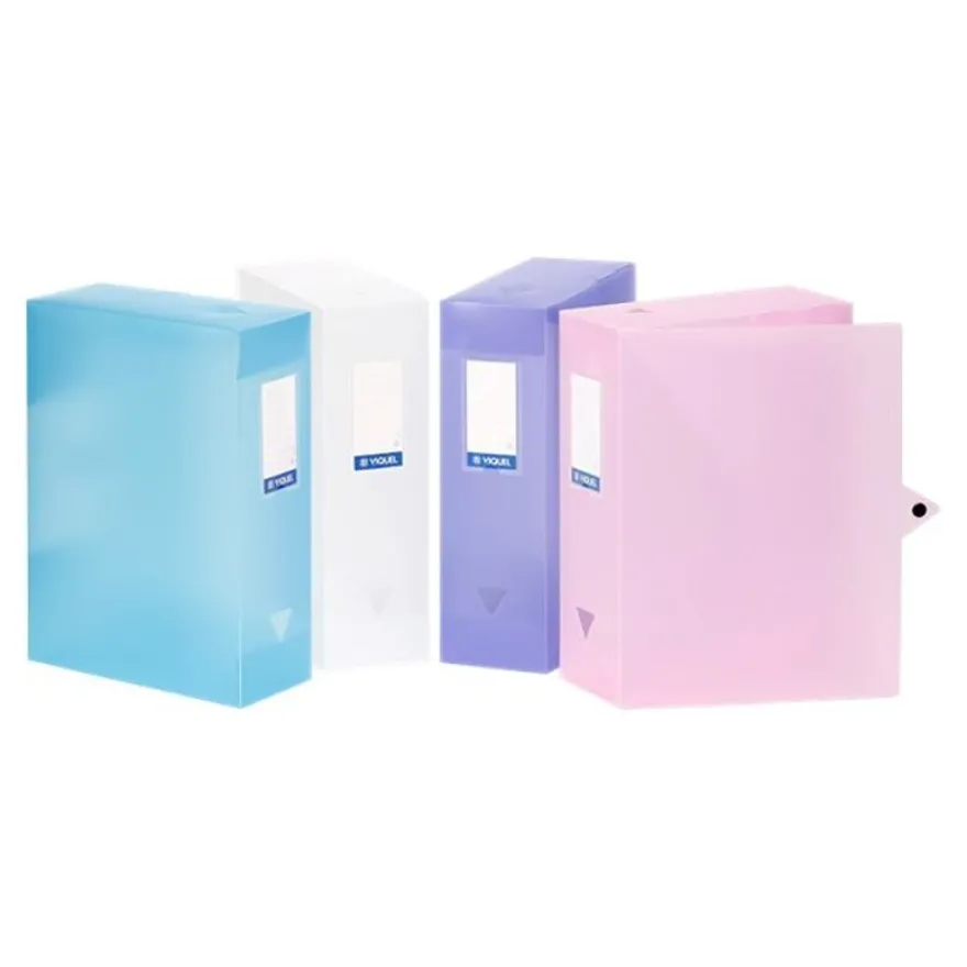 Viquel Propysoft - Boîte de classement plastique - dos 100 mm - disponible dans différentes couleurs