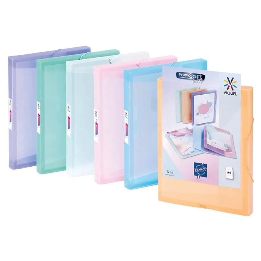 Viquel Propysoft - Boîte de classement personnalisable - dos 30 mm - disponible dans différentes couleurs