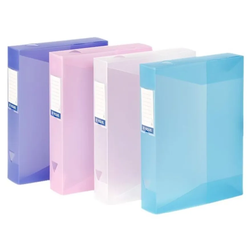 Viquel Propysoft - Boîte de classement plastique - dos 60 mm - disponible dans différentes couleurs
