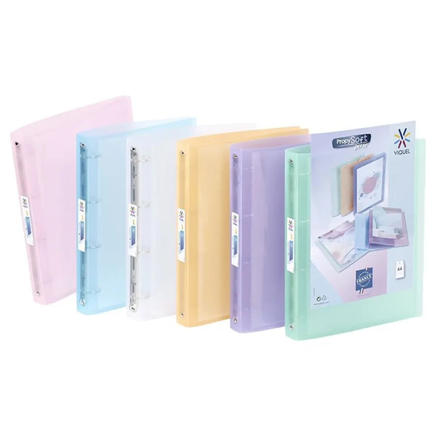 Viquel Propysoft - Classeur à anneaux personnalisable - Dos 35 mm - A4 - disponible dans différentes couleurs