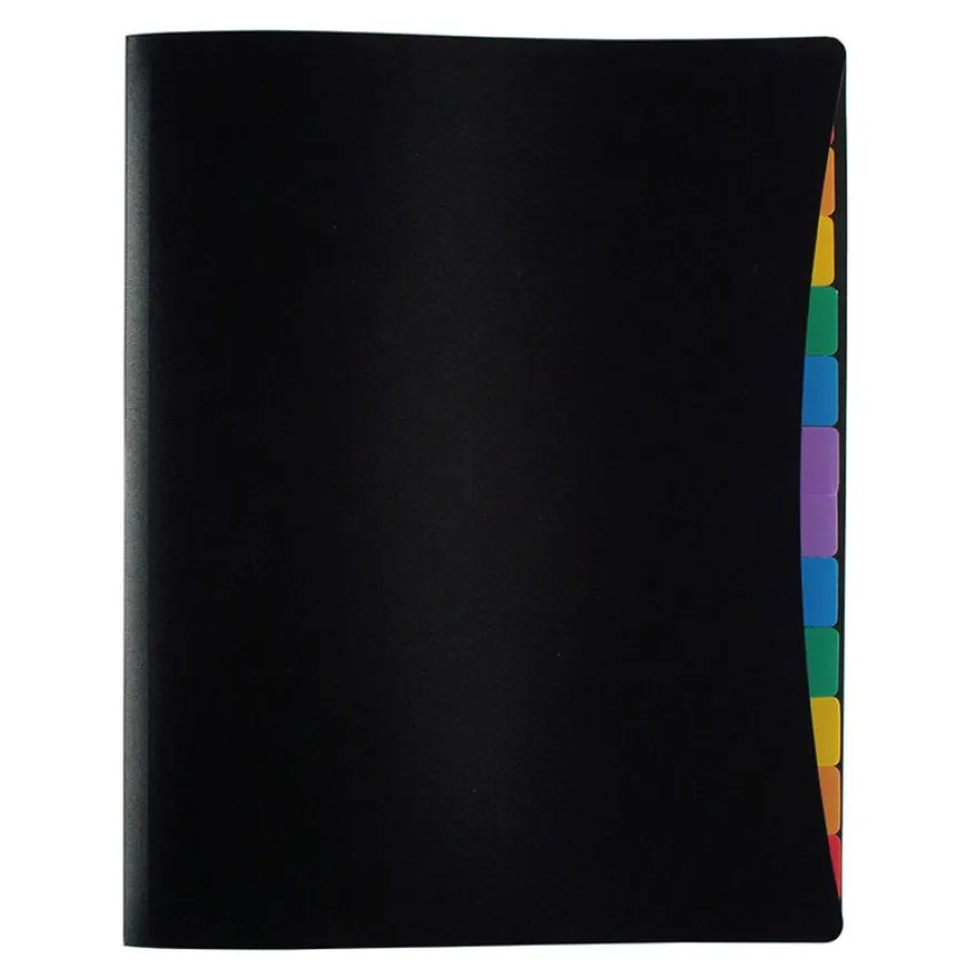 Viquel Rainbow Class - Porte vues avec 12 onglets et pochettes - A4