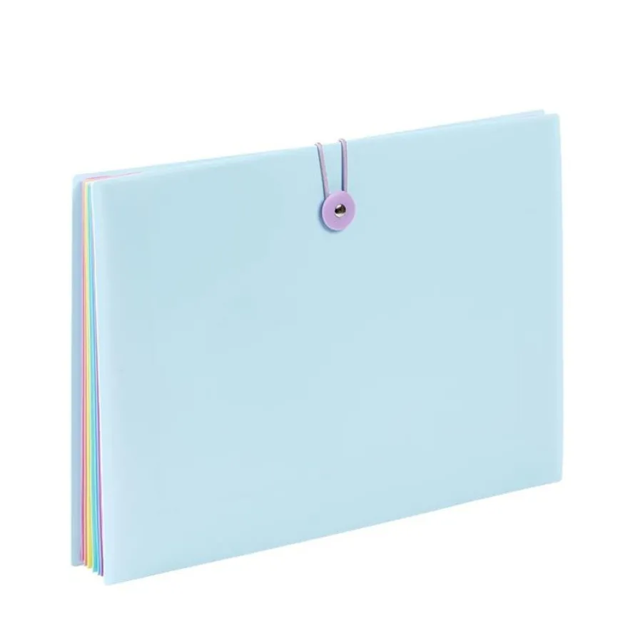 Viquel Rainbow Pastel - trieur à soufflet - 6 positions - pour A4 - disponible en différents coloris
