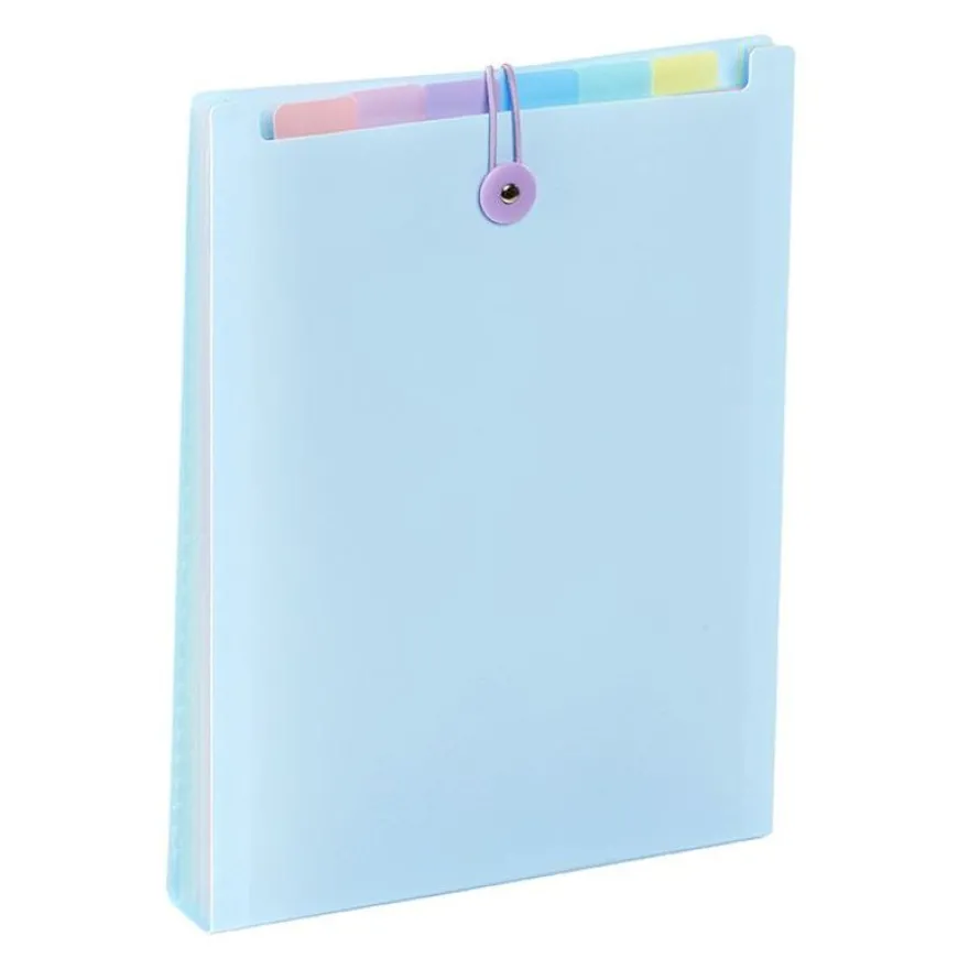 Viquel Rainbow Pastel - trieur à soufflet - 8 positions - pour A4 - disponible en différents coloris