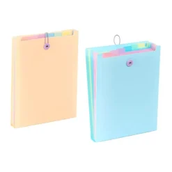 Viquel Rainbow Pastel - trieur à soufflet - 8 positions - pour A4 - disponible en différents coloris