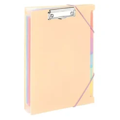 Viquel Rainbow Pastel - trieur à soufflet - 6 positions - pour A4 - à onglets - disponible en différents coloris