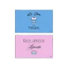 Viquel sous-main - 59.5 x 36.2 cm - polychlorure de vinyle (PVC) - bleu, rose