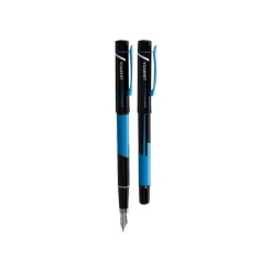 Vuarnet Aspen Sport - Parure de stylo à bille et stylo plume - bleu et noir