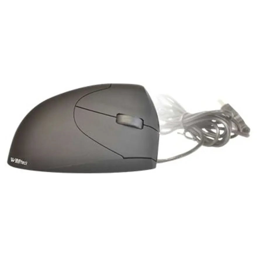 Waateck - souris filaire ergonomique pour gaucher - noir