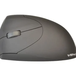 Waateck - souris sans fil ergonomique pour gaucher - noir