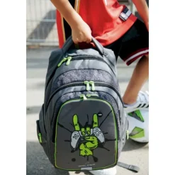 Walker Fame - Sac à dos Gamer Olive - 2 compartiments - Carpentras