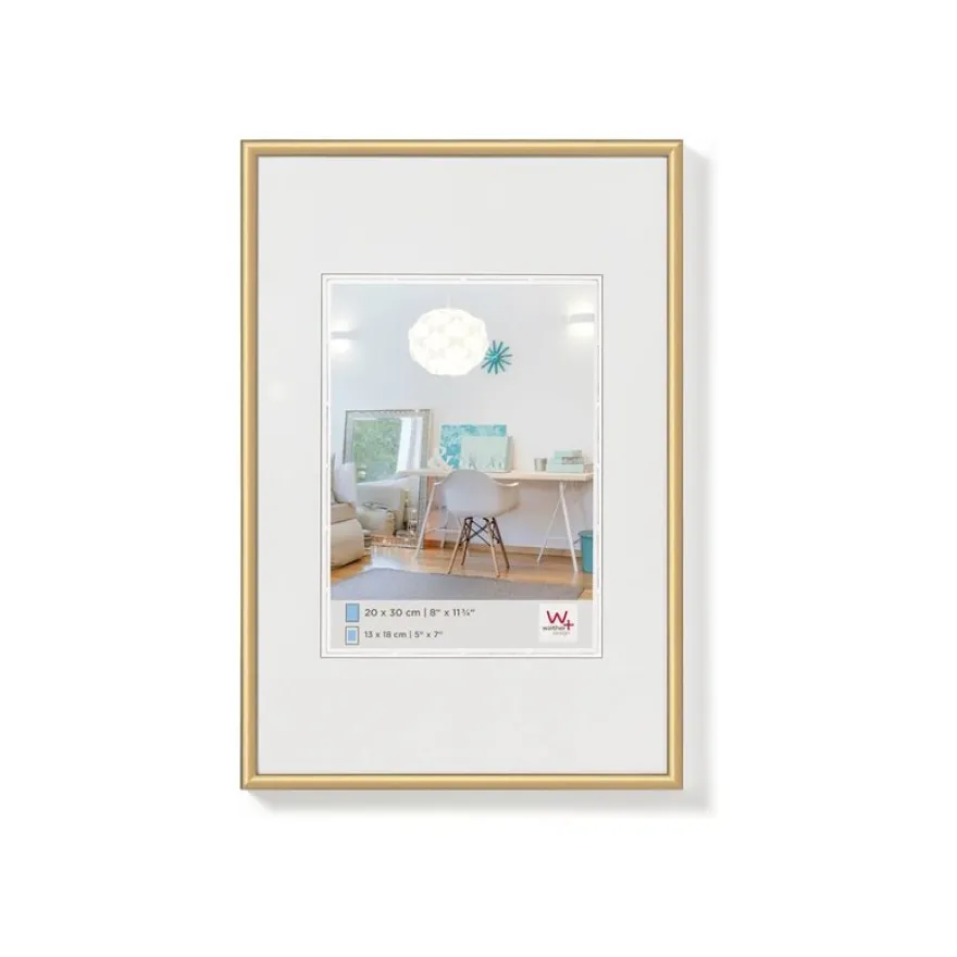 Walther New Lifestyle - Cadre photo - 30 x 40 cm - rectangulaire - or