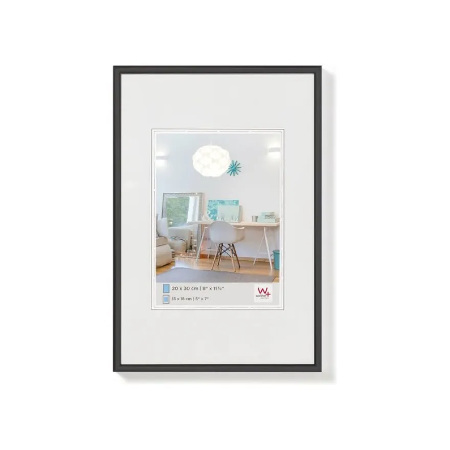 Walther New Lifestyle - Cadre photo - 15 x 20 cm - noir