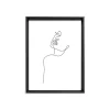 Walther Silhouette - Cadre photo - 18 x 24 cm - bois - noir