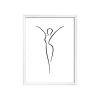 Walther Silhouette - Cadre photo - 30 x 40 cm - bois - blanc