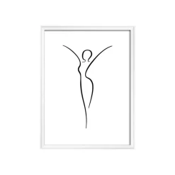 Walther Silhouette - Cadre photo - 30 x 40 cm - bois - blanc
