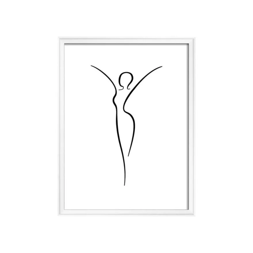 Walther Silhouette - Cadre photo - 30 x 40 cm - bois - blanc