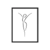 Walther Silhouette - Cadre photo - 30 x 40 cm - bois - noir