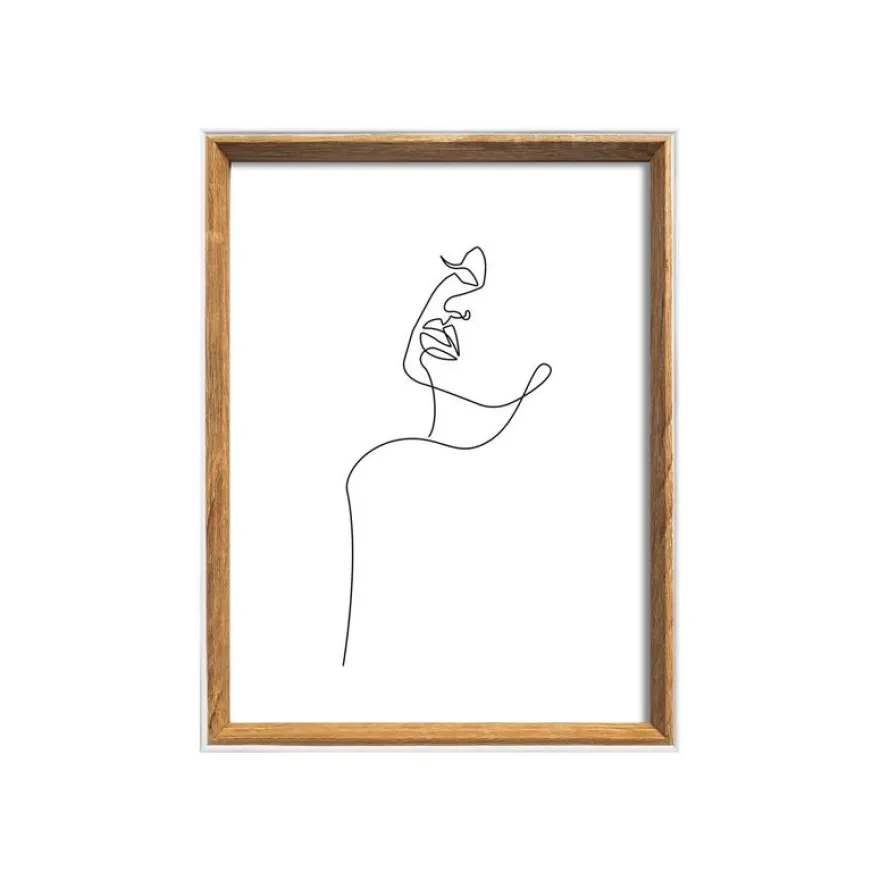 Walther Silhouette - Cadre photo - 18 x 24 cm - bois - naturel