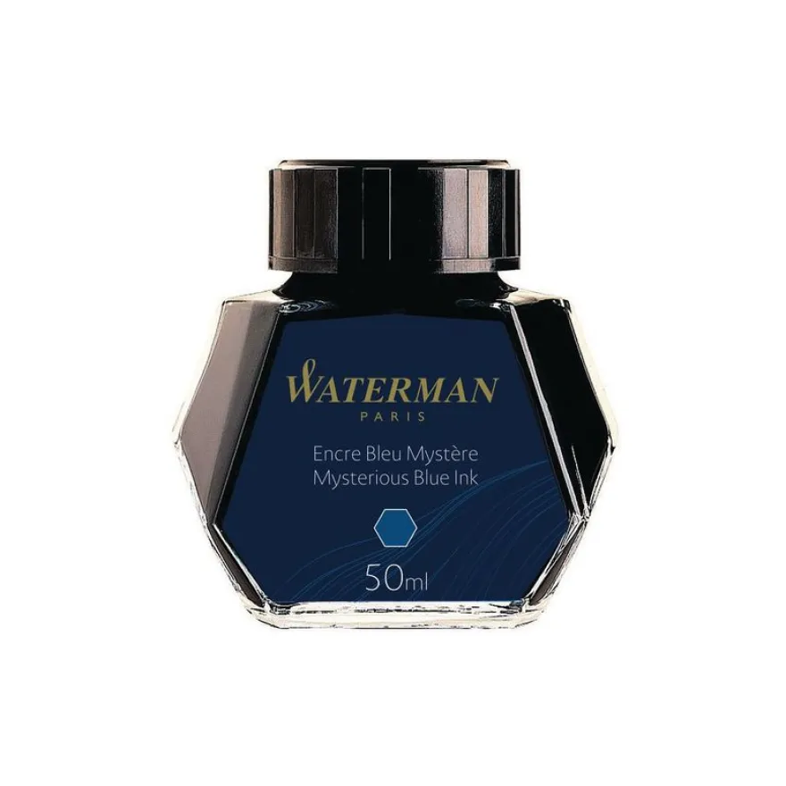 Waterman - Flacon d'encre 50ml pour stylo plume - bleu