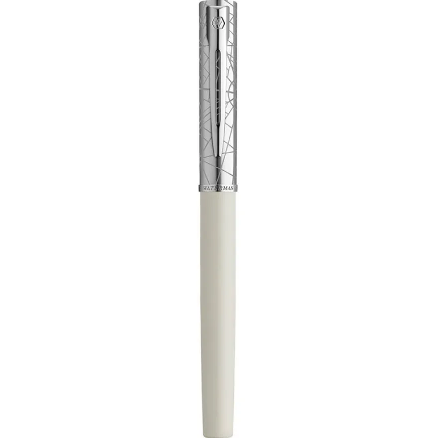 Waterman - Stylo plume Allure Deluxe blanc- pointe fine