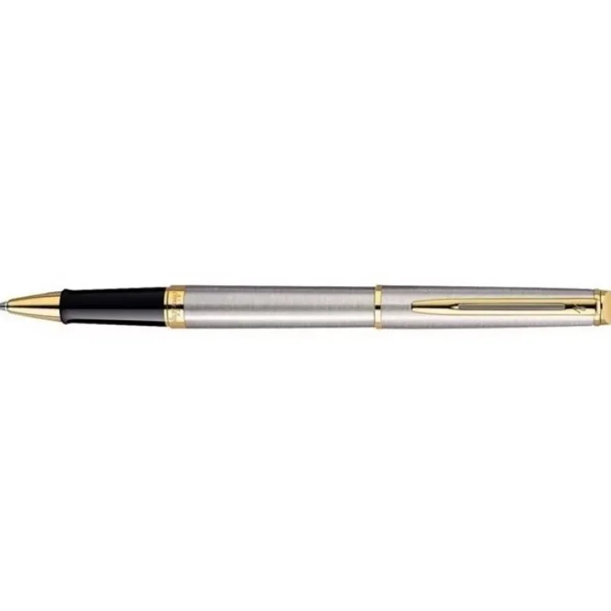 Waterman Hemisphere Essential - Roller - encre noire - fin - argent/or